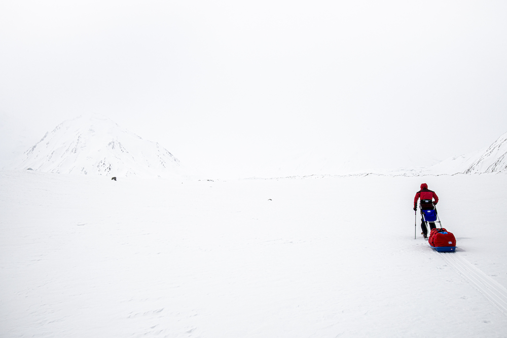 Jour blanc sur le glacier © Laurent Boiveau