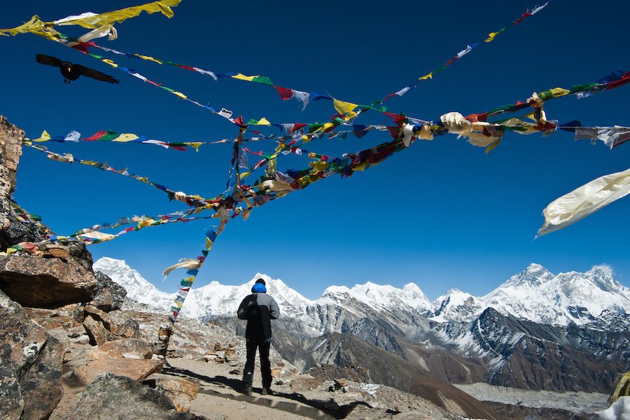 Le camp de base de l'Everest par les hauts cols