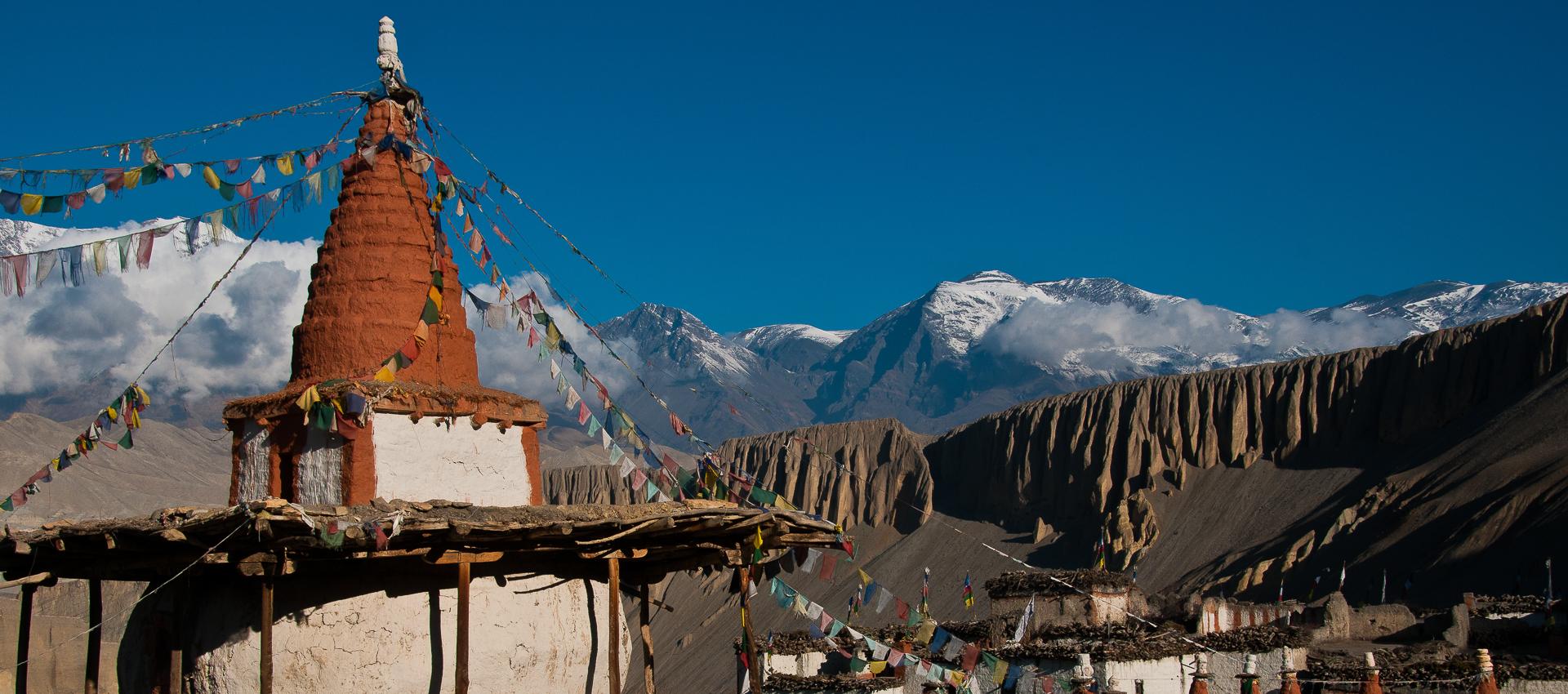 Village de Tangye au Mustang au Népal