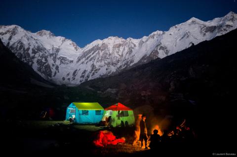 Camp de nuit autour du Nanga Parbat