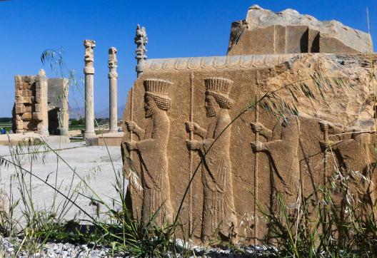 Découverte d'un bas-relief à Persépolis dans la Province du Fars