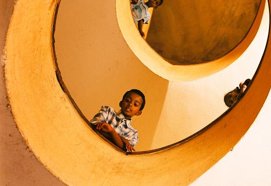 Découverte d'un escalier architecturel à Asmara