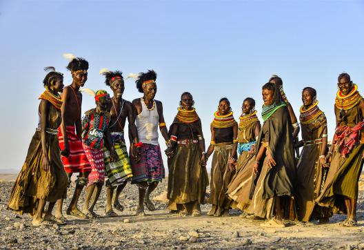 Voyage et fête Turkana au Kenya