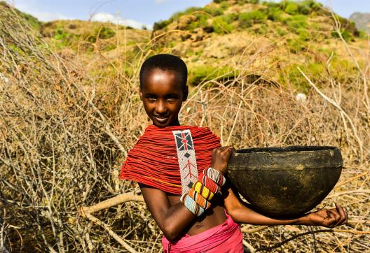 Voyage et enfant Rendille au Kenya