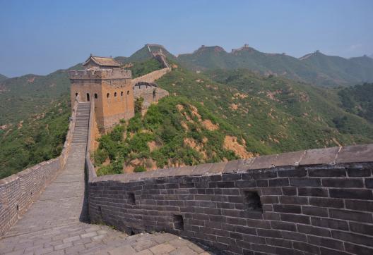 Trekking sur la Grande Muraille de Chine au nord de Pékin