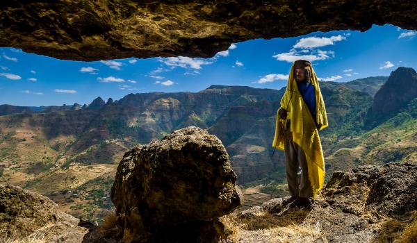 Trekking et églises troglodytes en Abyssinie en Ethiopie