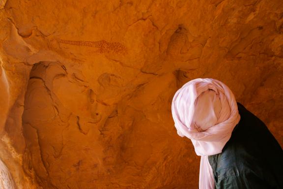 Randonnée et art rupestre dans les tassili n Ajjer en Algérie