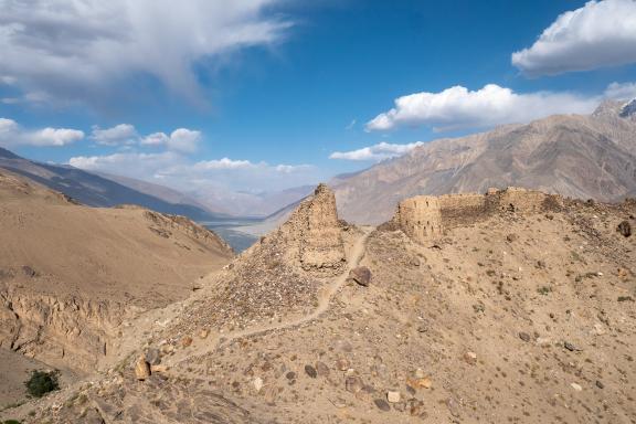 Trek vers le fort de Yamchun dans la vallée d'Ishkashim