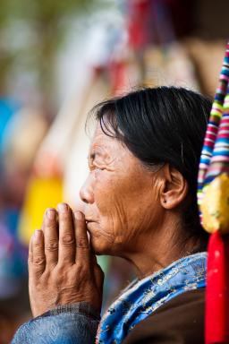 Cérémonies religieuses (Cham) au Tibet oriental en Chine