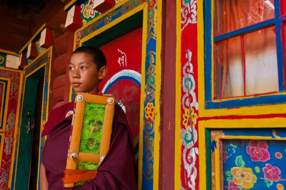 Dege dans la région du Kham au Tibet oriental en Chine