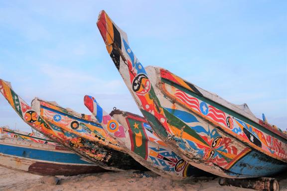 Découverte des bateaux de pêche à Nouakchott