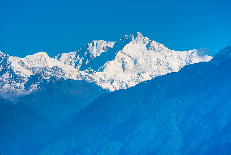 Vue sur le Kangchenjunga © David Ducoin