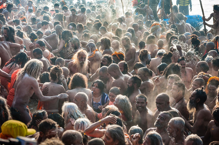 Cérémonie aarti à Haridwar