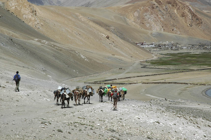 Monastère et villages du Zanskar central