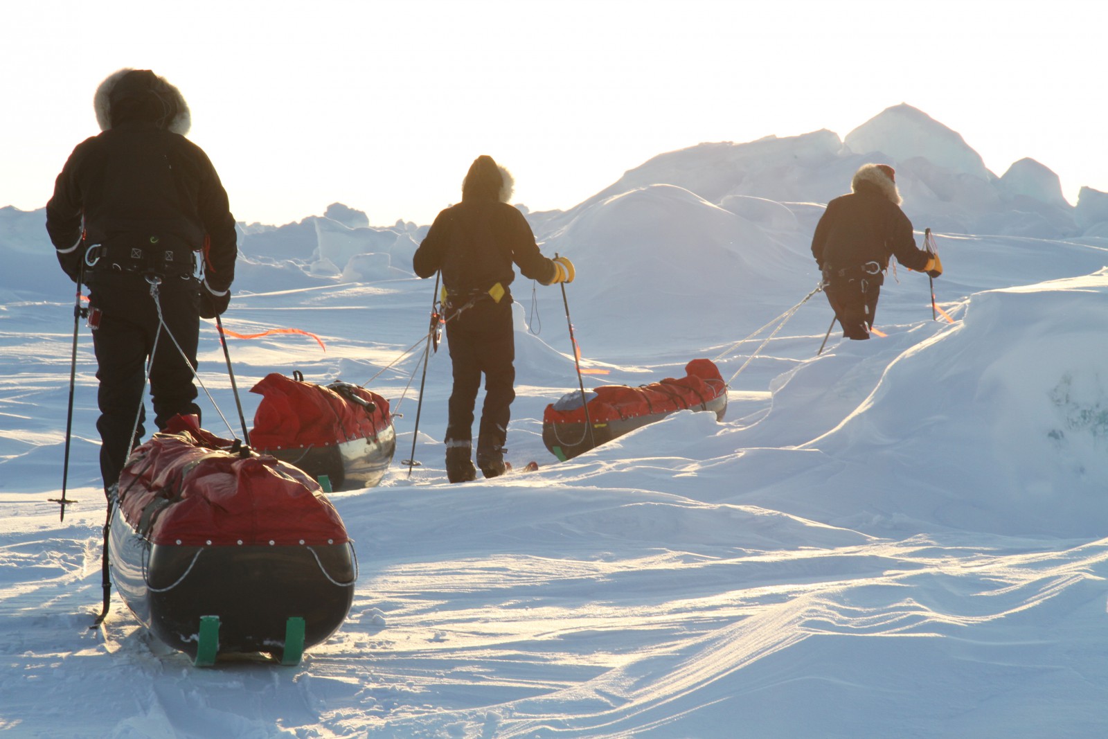 Paysage polaire, terres de la reine Maud en Antarctique