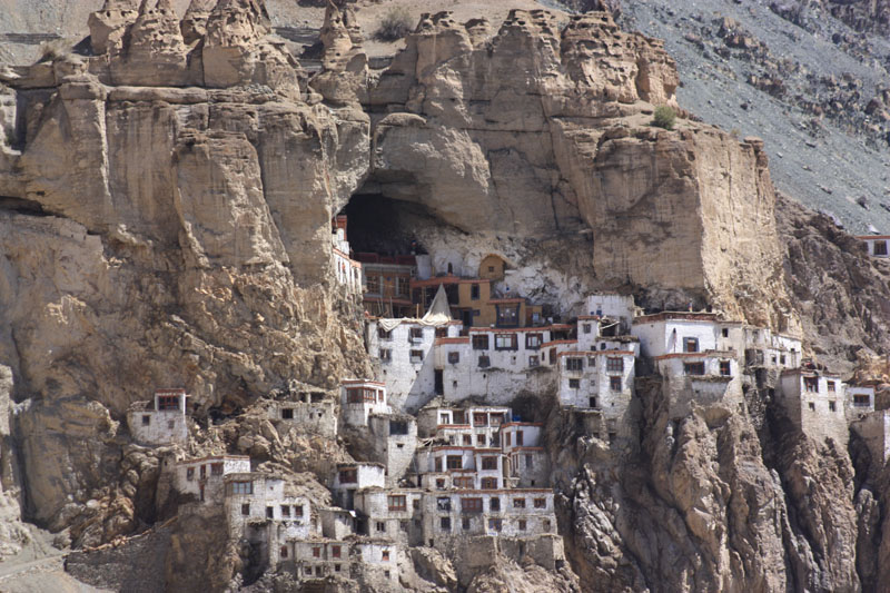 Le monastère perché de Phuktal, au Zanskar