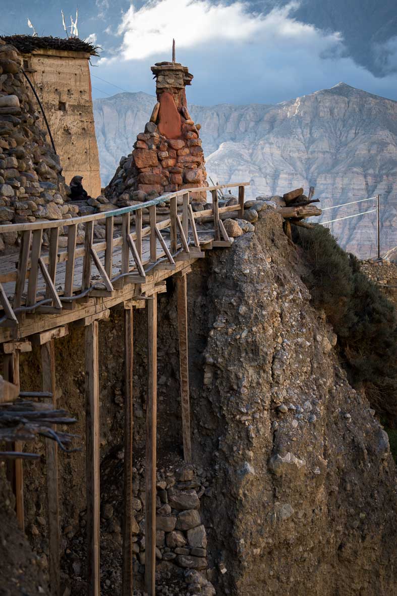 Paysage géologique du Mustang