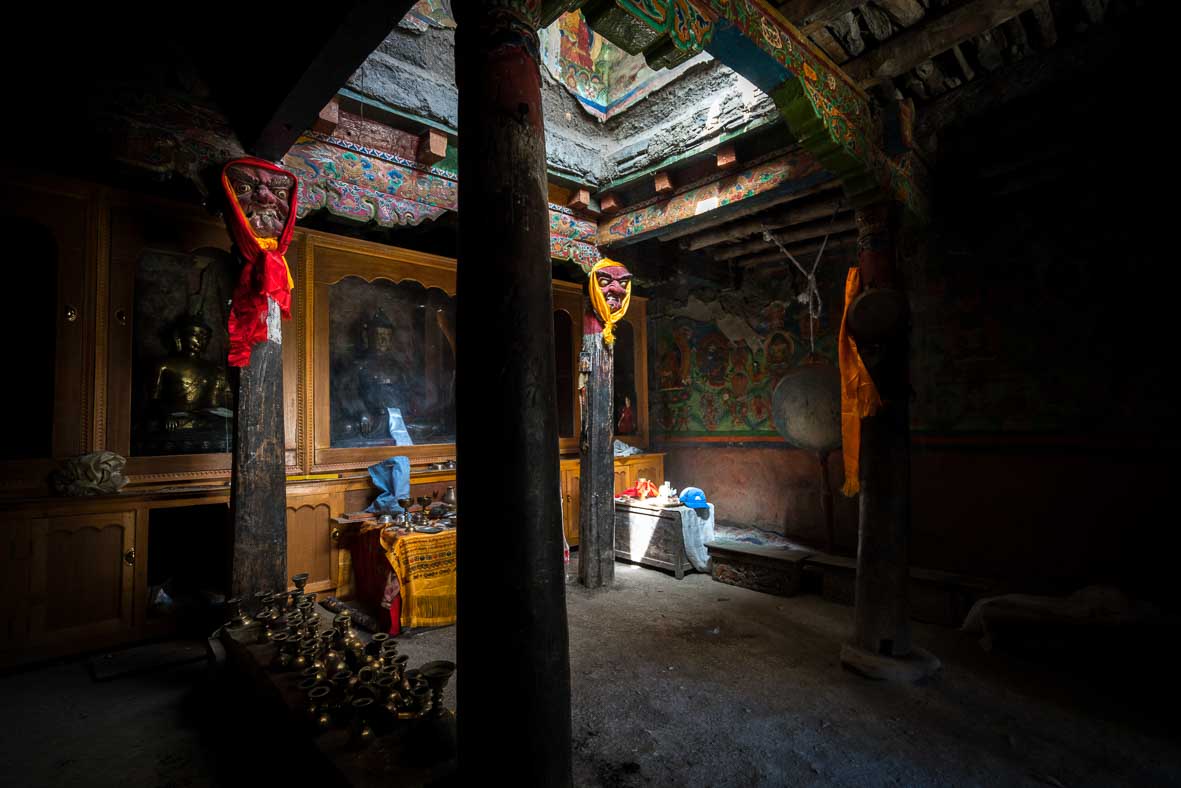 Ruines du village près de la Chuchu gompa