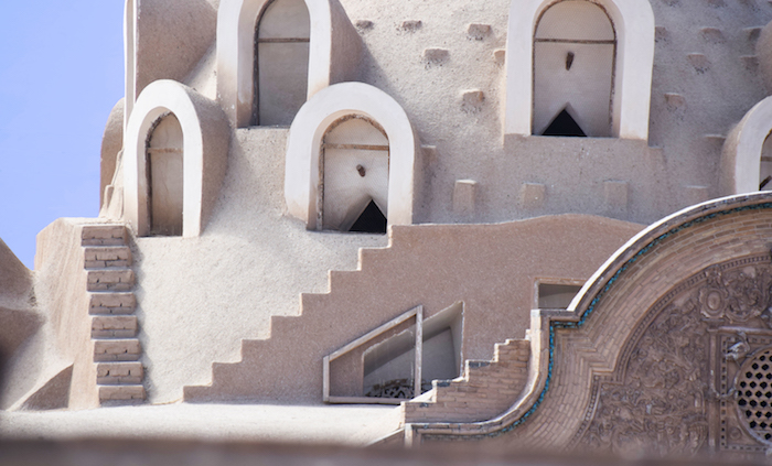 Détail de la demeure Bouroudjerdi à Kashan