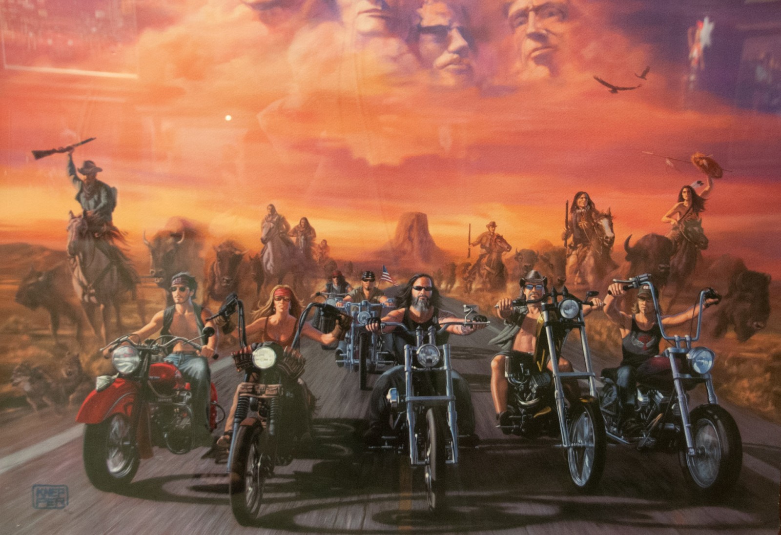Road trip sur la mythique route 66 © Christian Vérot