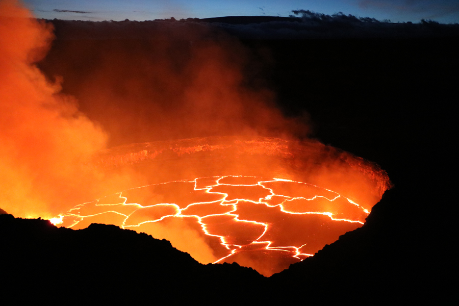 Paysage volcanique à Hawaï