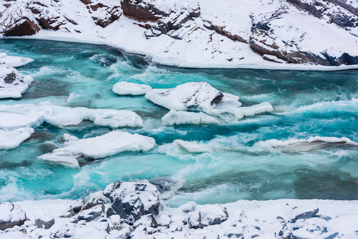 Rivière gelée ladakh