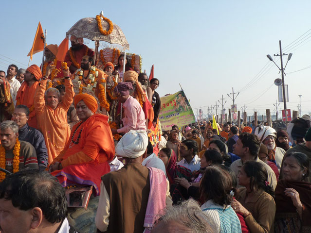 Pèlerins lors de la Kumbha Mela