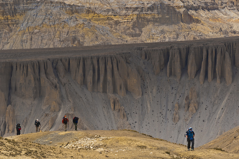Paysage du Mustang, Népal