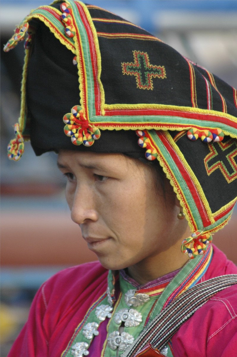 Femme de l'ethnie Thaï Noir, région de Son La