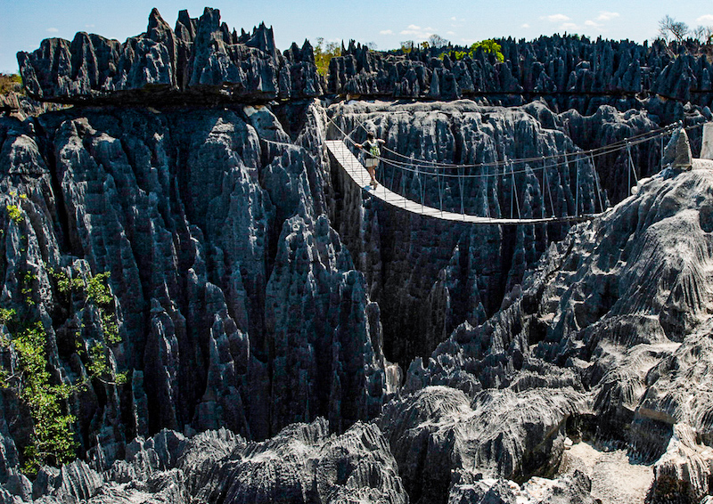 Région de Tsingy à Madagascar