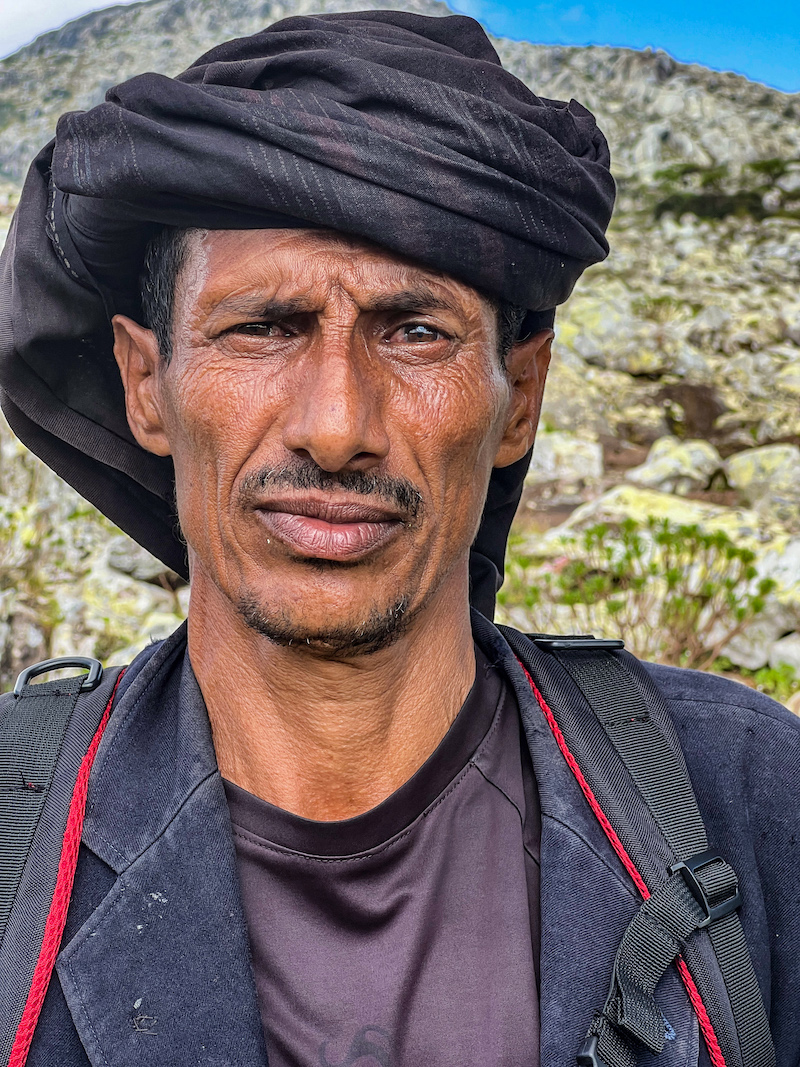 Portrait d'homme à Socotra © André Villon