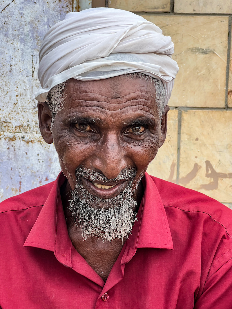 Portrait d'homme à Socotra © André Villon