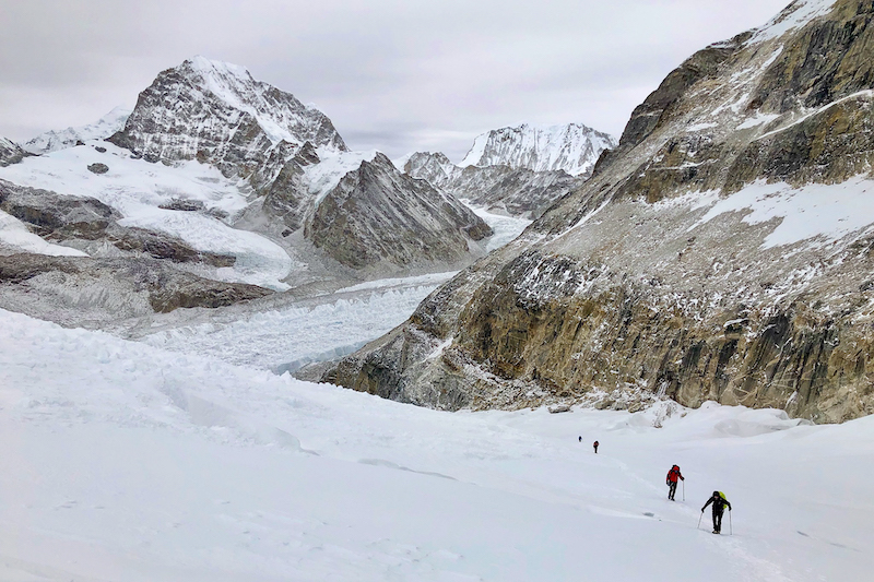 La traversée du Rolwaling via le Tashi Lapsa à 5 760 m © Laurent Boiveau