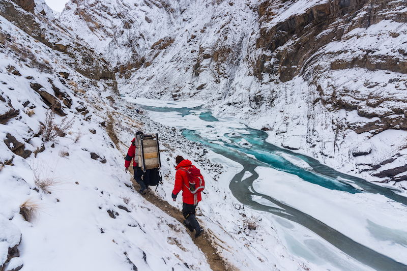 Trek hivernal au Zanskar © David Ducoin