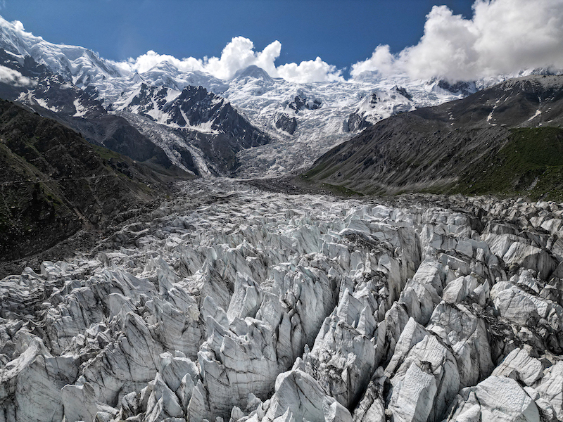 Passage technique autour du Nanga Parbat