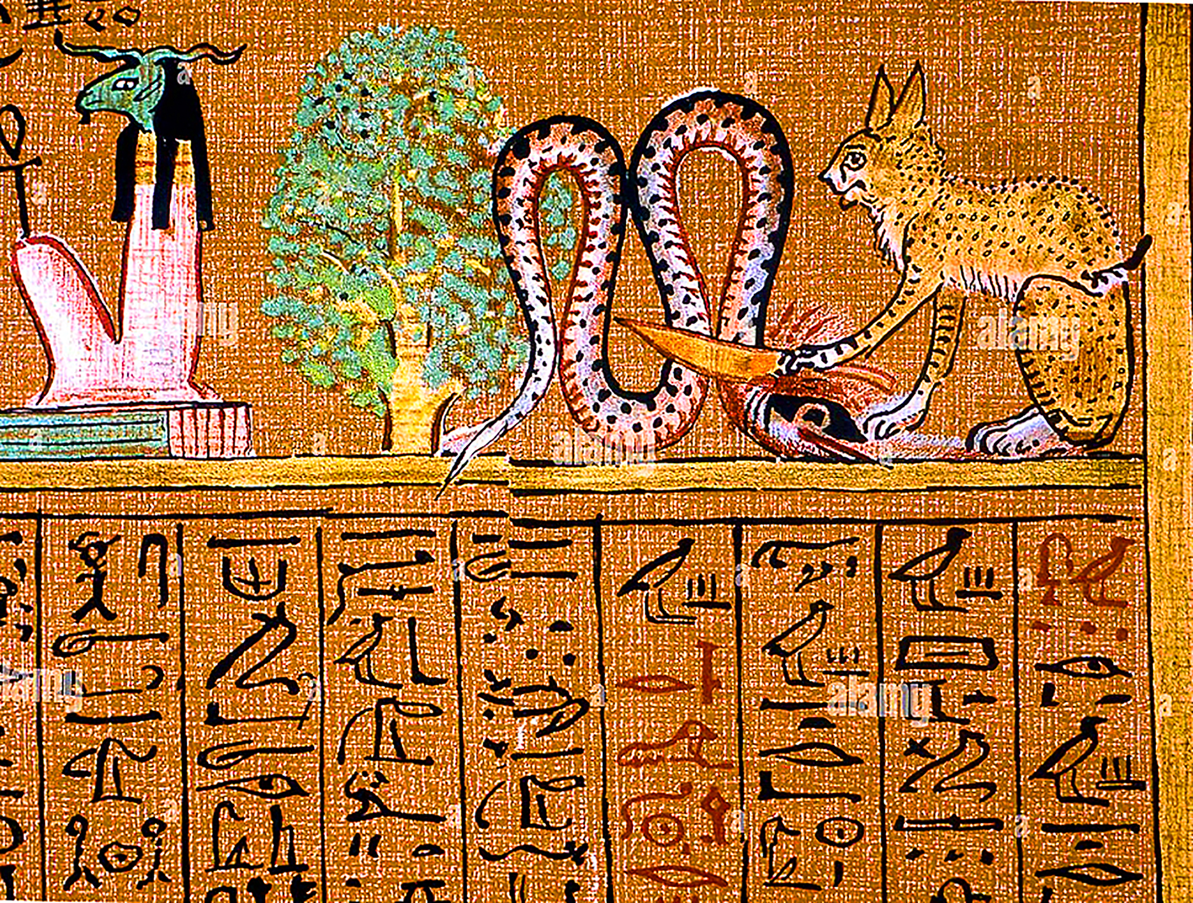 Peinture de Râ