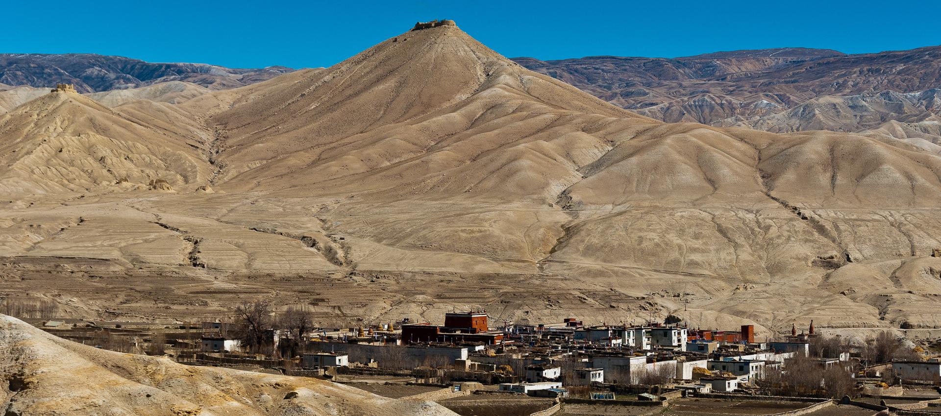 Village au Mustang au Népal