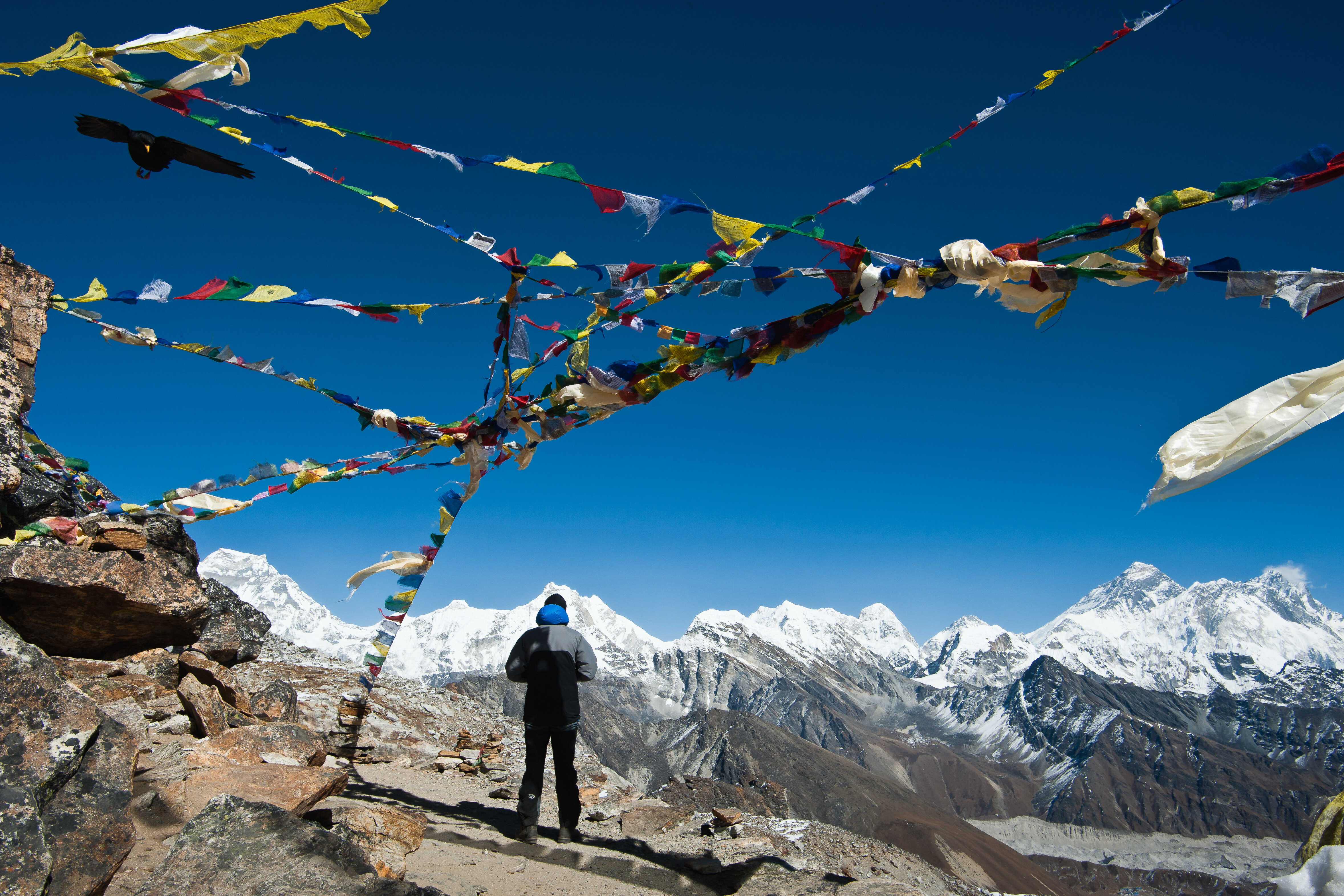 Le camp de base de l'Everest par les hauts cols