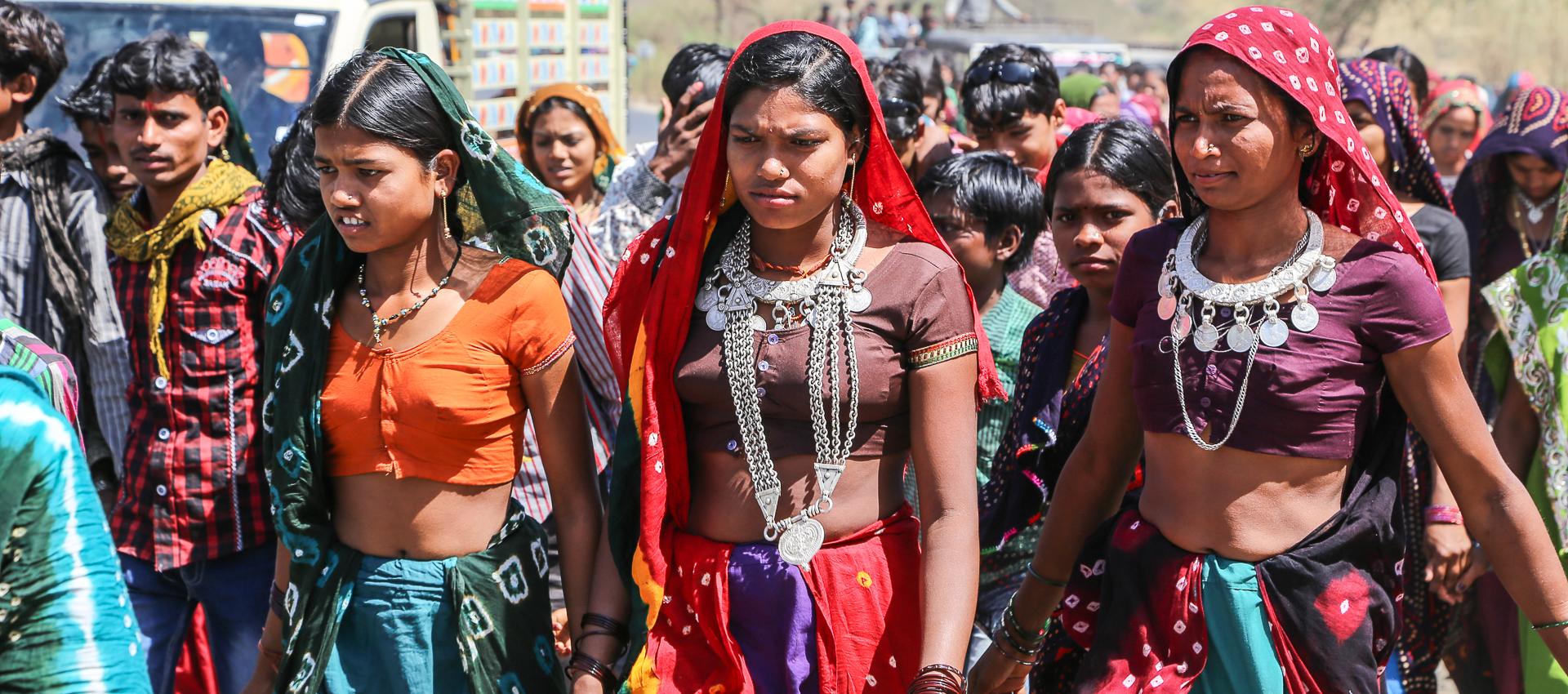 Fetes au Gujurat en Inde