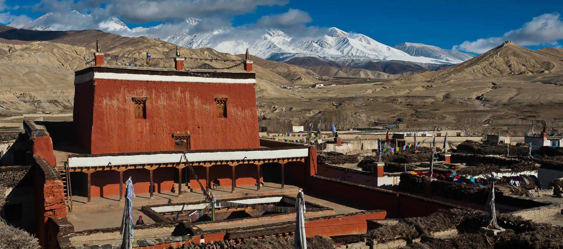 Monastère de Jampa à Lo-Manthang, capitale du Mustang au Népal