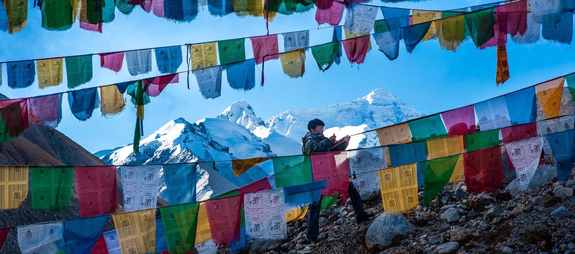 Camp de base de l’Everest, Tibet, Chine