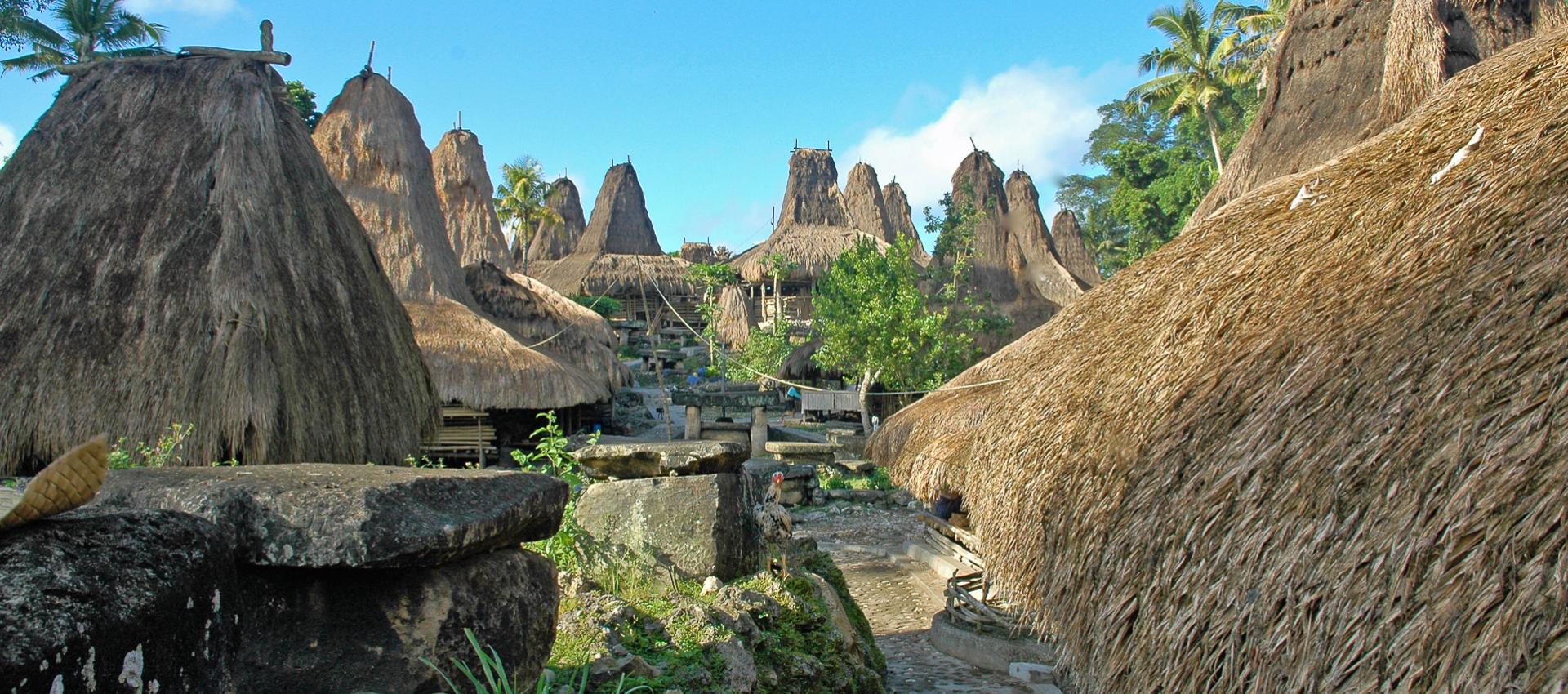 Village traditionnel en Indonésie © Sébastien NG