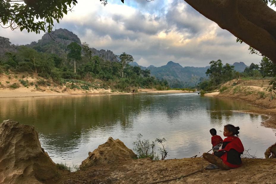 Paysage karstique du vietnam