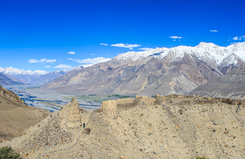 Le fort de Yamchun dans le pamir tadjike © Sharaf