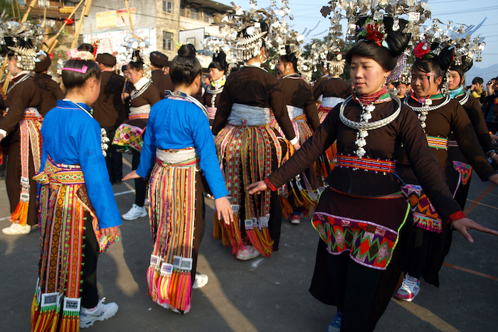 Fête chez les lisu au sud-ouest de Yunnan © Marie-Paule Raibaud