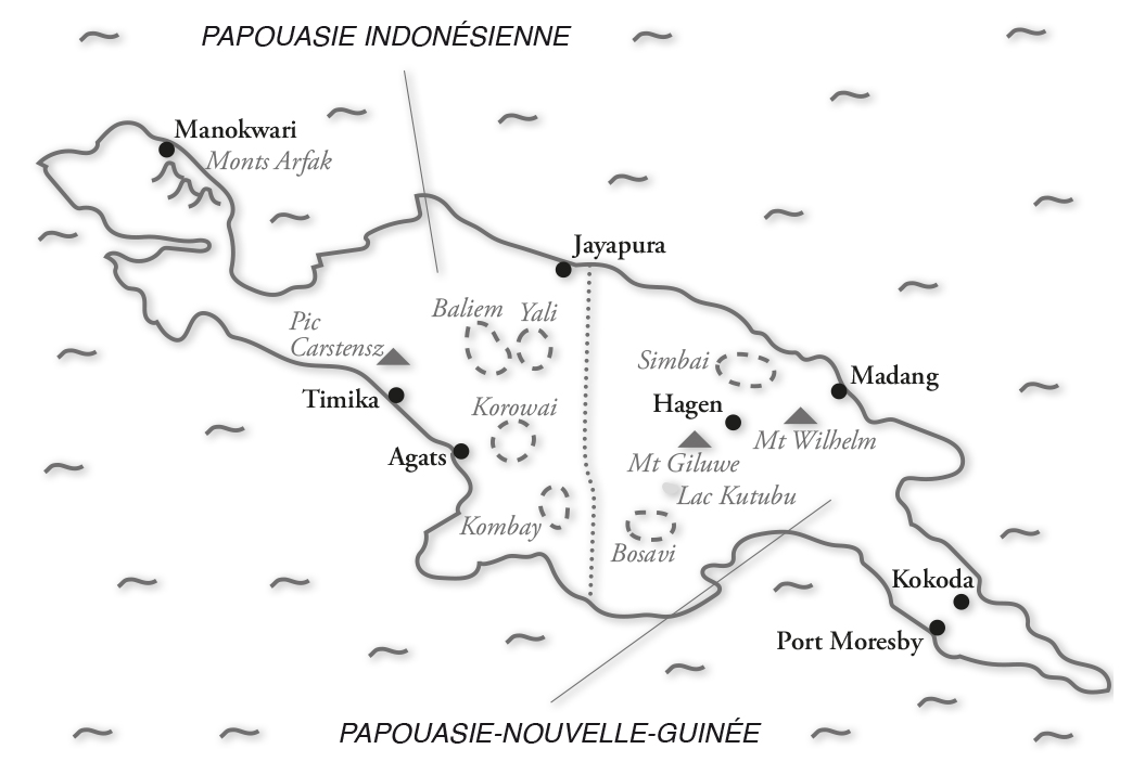 Carte Papouasie