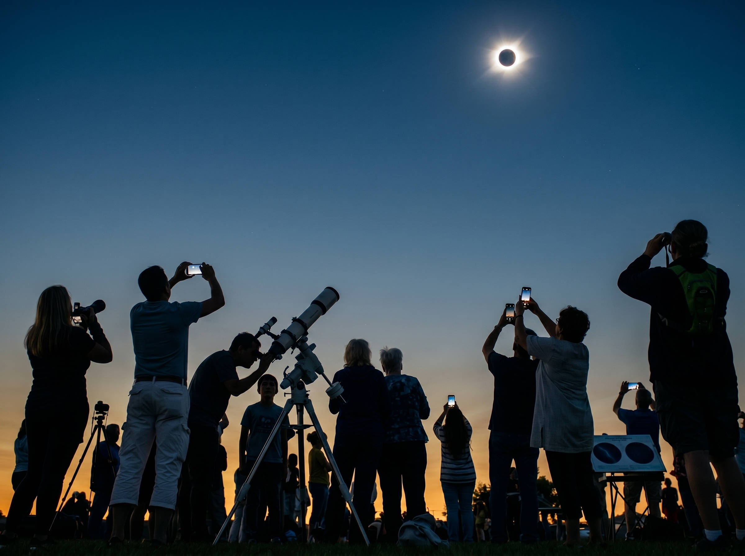 Observation d'une éclipse de soleil