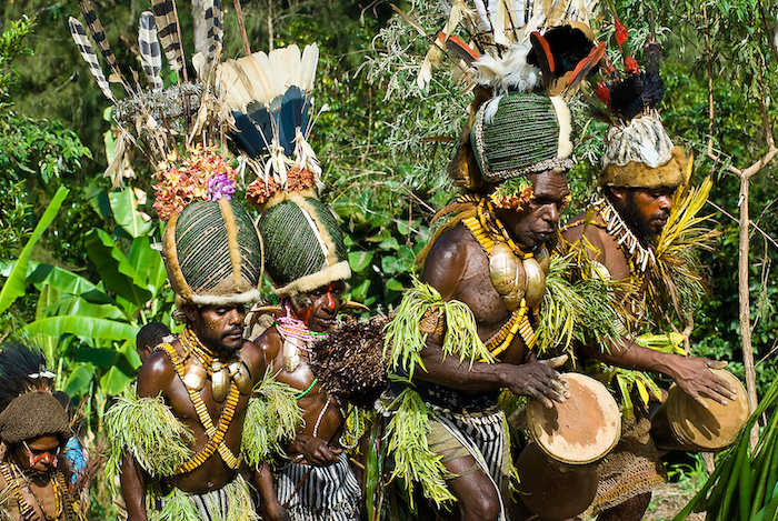 Papous en Papouasie Nouvelle-Guinée