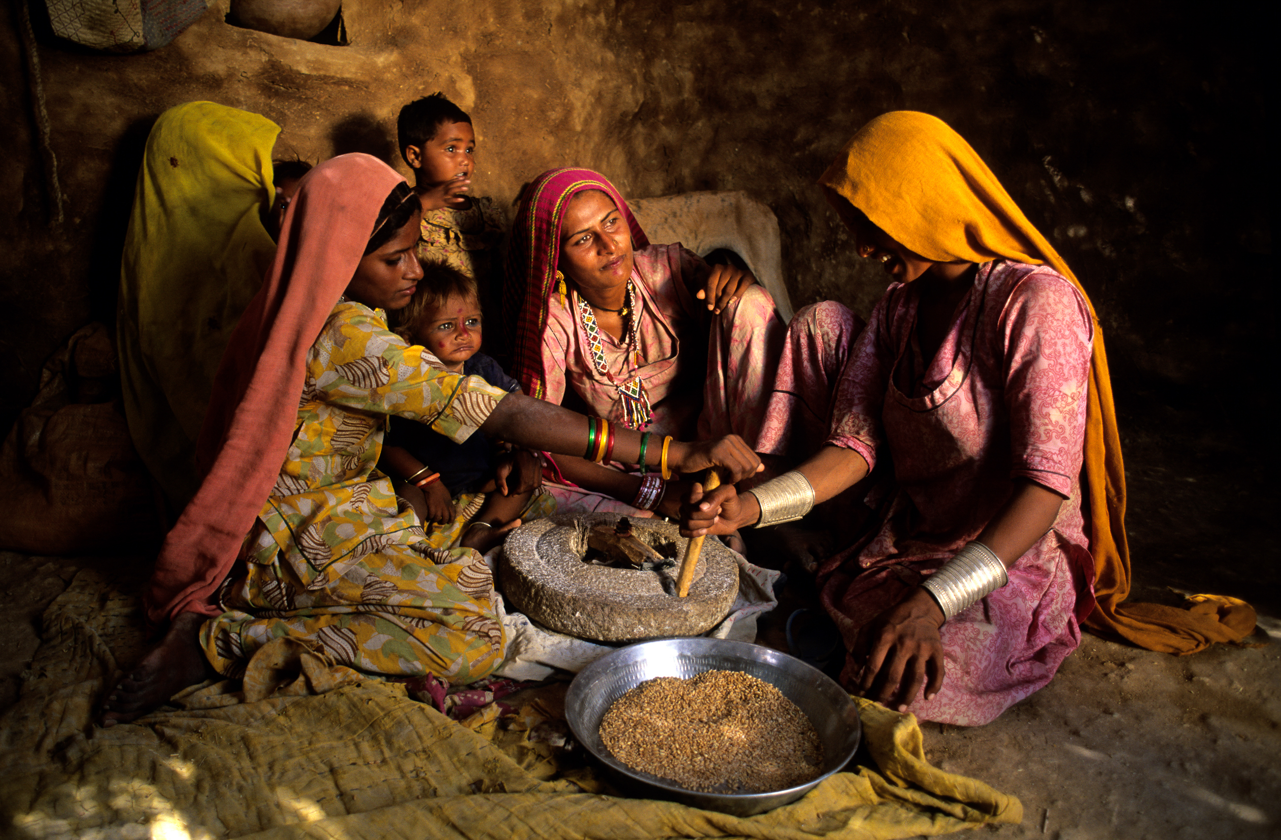 Campement dans le désert du Thar © Marc Dozier