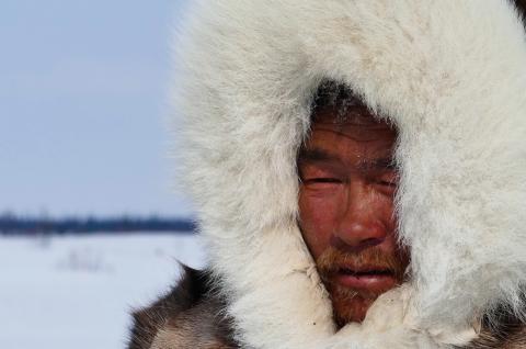 Nomade Nénètse en Russie